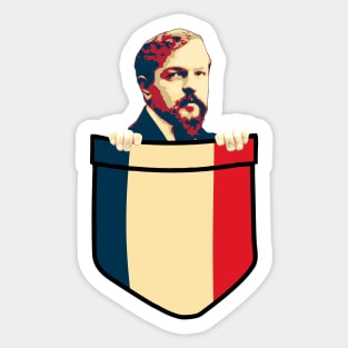 Claude Debussy In My Pocket Sticker